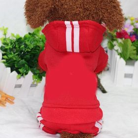 Pet four-legged clothes - Red - XL