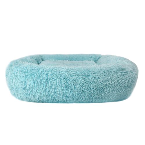 Soft Plush Orthopedic Pet Bed Slepping Mat Cushion for Small Large Dog Cat - Blue - M ( 26 x 22 x 7 in ) Soft Plush Orthopedic Pet Bed Slepping Mat Cushion for Small Large Dog Cat - Blue - M ( 26 x 22 x 7 in )