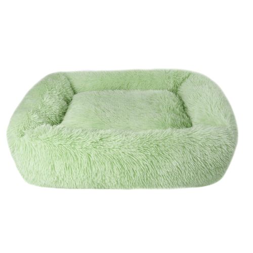 Soft Plush Orthopedic Pet Bed Slepping Mat Cushion for Small Large Dog Cat - Light Green - L ( 31 x 28 x 7 in ) Soft Plush Orthopedic Pet Bed Slepping Mat Cushion for Small Large Dog Cat - Light Green - L ( 31 x 28 x 7 in )