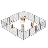 32in Outdoor Fence Heavy Duty Dog Pens 16 Panels Temporary Pet Playpen with Doors - 32"  16 Panels