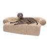 Dog Mat Furniture Protector Fluffy Dog Couch Bed - Beige - XL