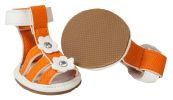 Buckle-Supportive Pvc Waterproof Pet Sandals Shoes - Set Of 4 - X-Small