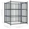 Outdoor Dog Kennel 59.1"x59.1"x72.8" - Black