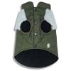 Touchdog 'Furrost-Bite' Fur and Fleece Fashion Dog Jacket - Green - X-Large