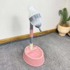 Automatic Pet Water Dispenser Stand Feeder Bowl Adjusting Height - Beige