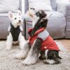 Touchdog 'Furrost-Bite' Fur and Fleece Fashion Dog Jacket - Red - X-Large