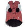 Touchdog 'Furrost-Bite' Fur and Fleece Fashion Dog Jacket - Red - X-Large