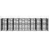 Outdoor Dog Kennel Steel 158.8 ft² - Black