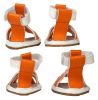 Buckle-Supportive Pvc Waterproof Pet Sandals Shoes - Set Of 4 - X-Small