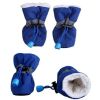 Dog Boots 4 PCS Set - Blue - Medium