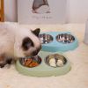 Pet Feeder Bowls for Puppy Medium Dogs Cats - Green - Pet Supplies