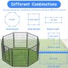 40in Outdoor Fence Heavy Duty Dog Pens 8 Panels Temporary Pet Playpen with Doors - 40" 8 Panels