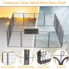 40in Outdoor Fence Heavy Duty Dog Pens 16 Panels Temporary Pet Playpen with Doors - 40" 16 Panels