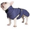 Large Dog Winter Coat Wind-proof Reflective Anxiety Relief Soft Wrap Calming Vest For Travel - Black - 3XL