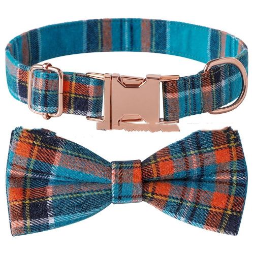 Pet Bow Dog Collar Metal Buckle
